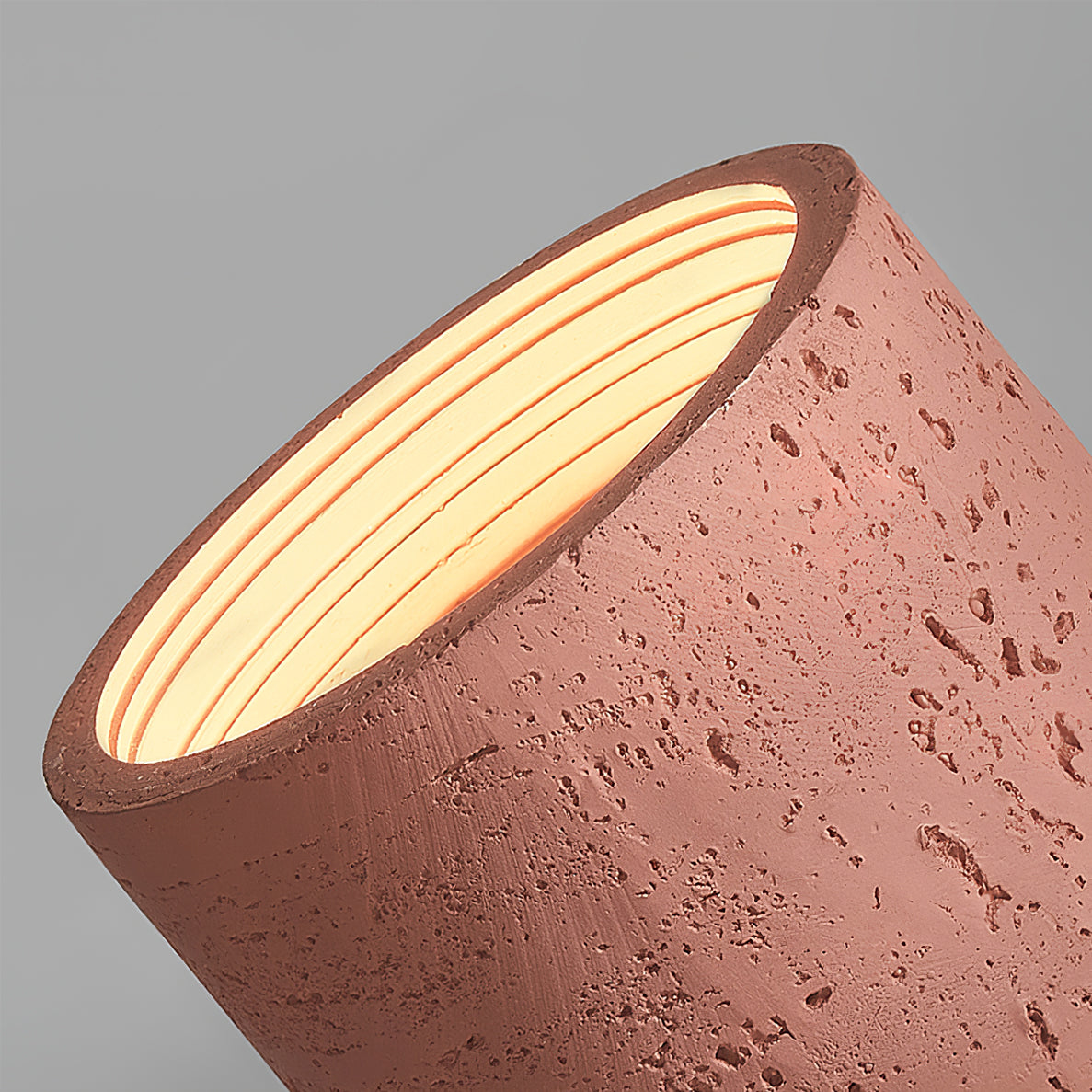 Modern Ceiling Light Textured Cylindrical Design - Product detail 14