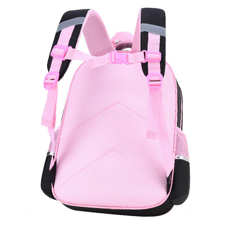 Kids Cat School Backpack  Pink Star Pattern With Pencil Case - Product detail 4