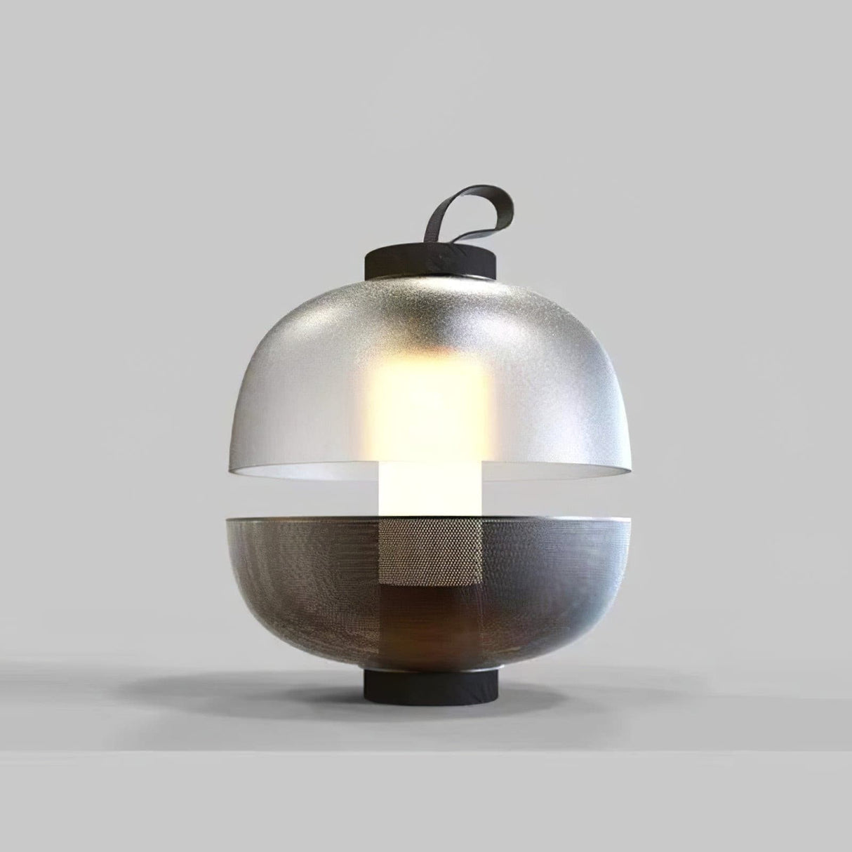 Modern Table Lamp Mesh Metal and Frosted Glass Design - Product detail 16