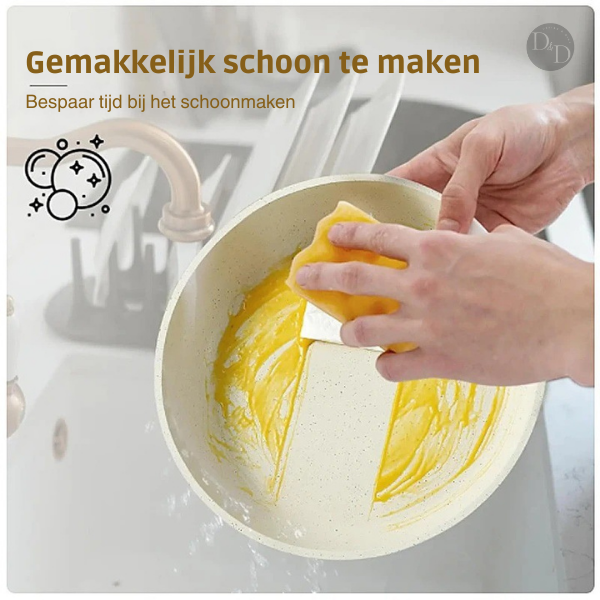 Non-Stick Ceramic Cookware Set Space-Saving Stackable Design - Product detail 7