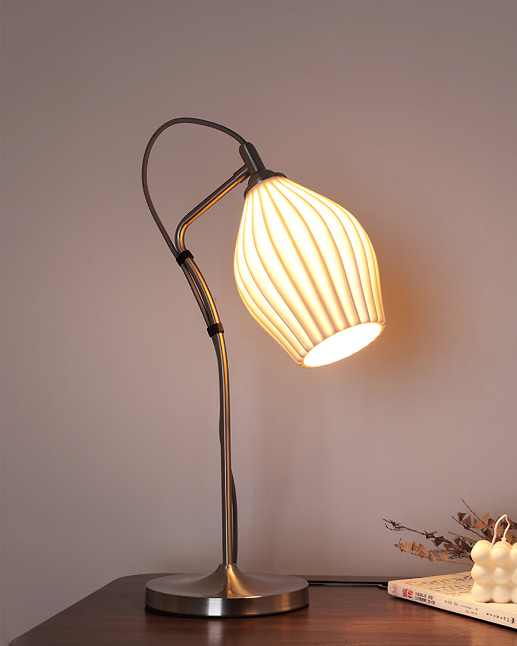 Ceramic Table Lamp Ribbed Shade Design - Product detail 21