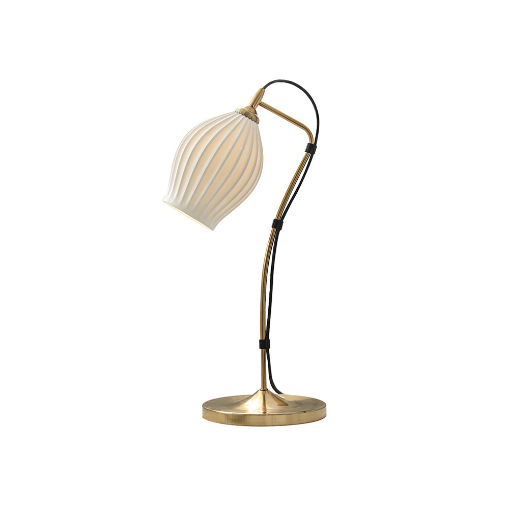 Ceramic Table Lamp Ribbed Shade Design - Product detail 25