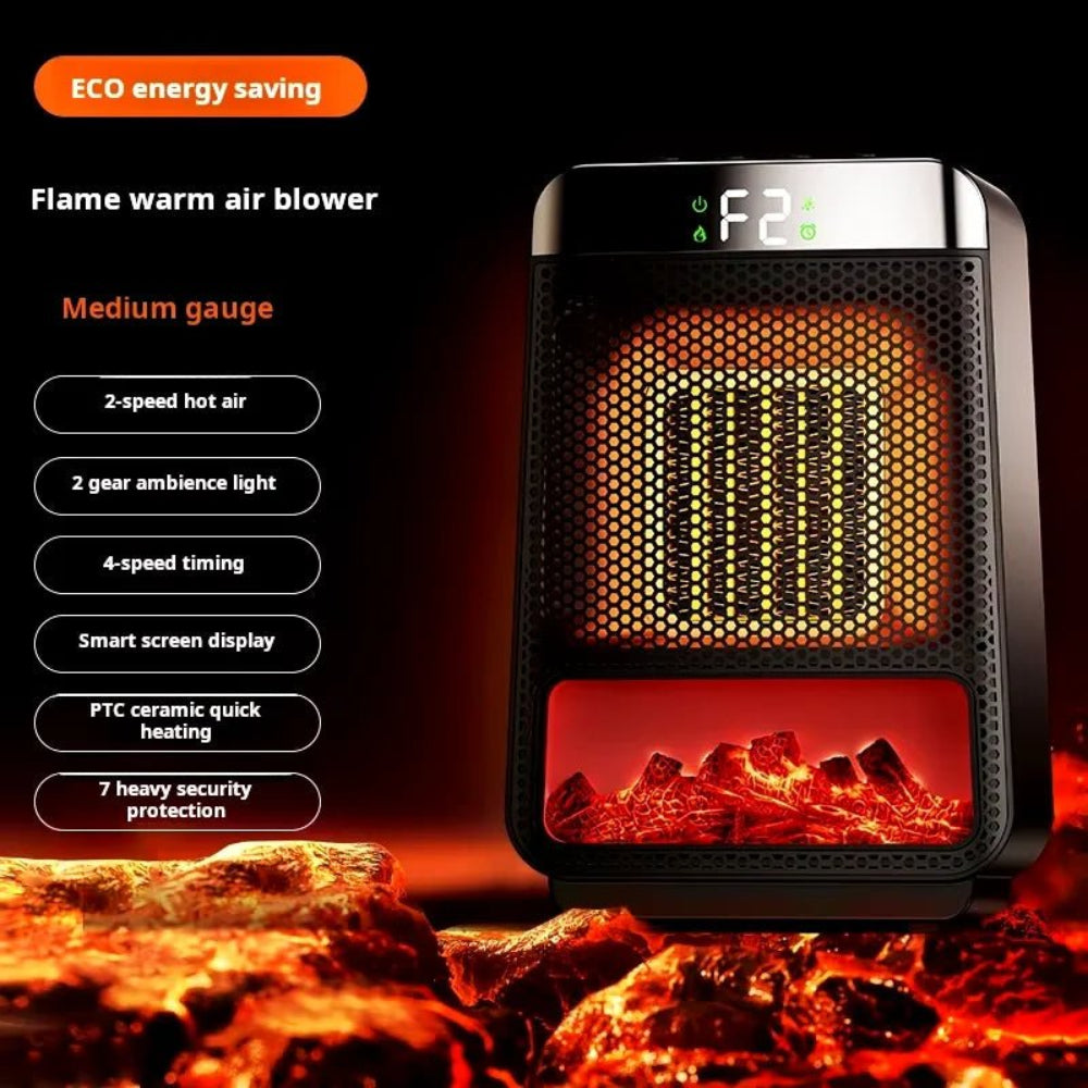 Electric Space Heater Portable Ceramic Heating with Adjustable Thermostat - Product detail 7