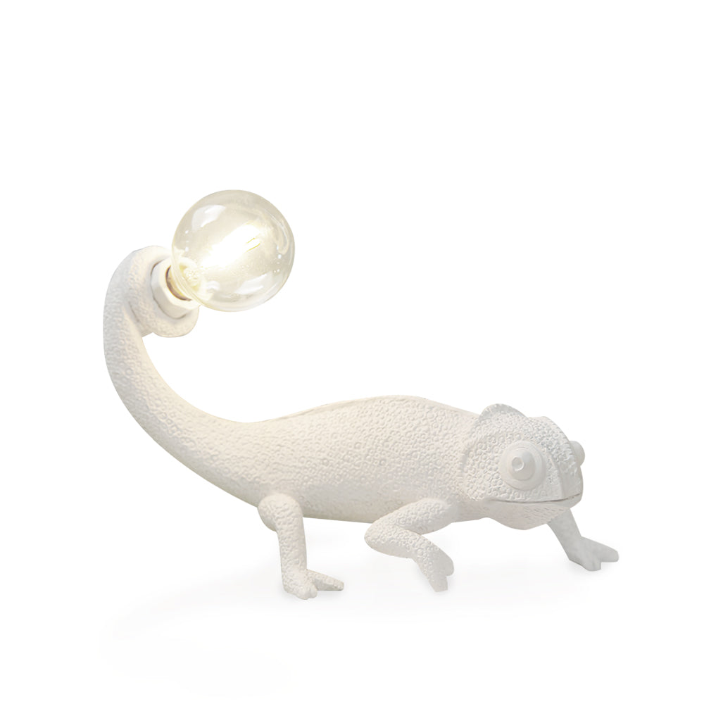 Chameleon Table Lamp White Resin Animal Design - Product detail 37