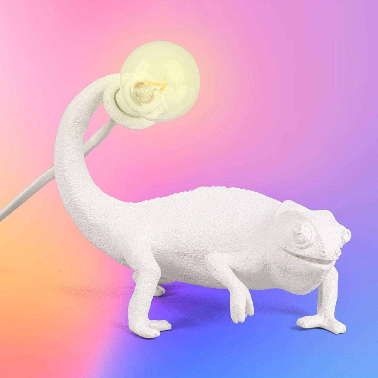 Chameleon Table Lamp White Resin Animal Design - Product detail 28