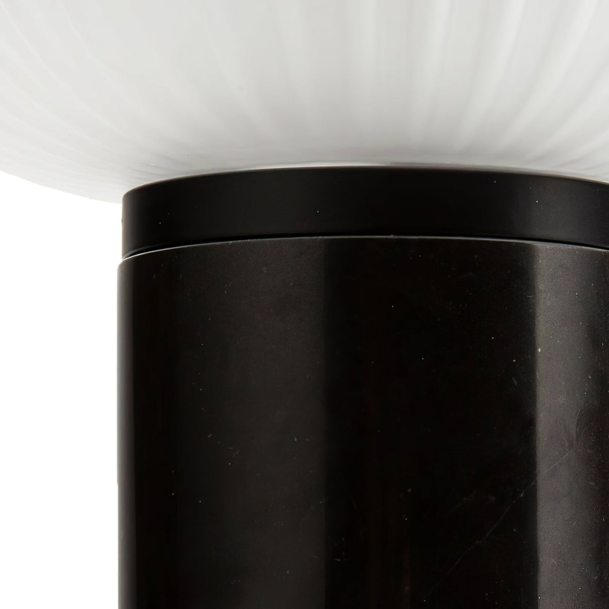 Modern Table Lamp Frosted Glass Dome With Marble Base - Product detail 11