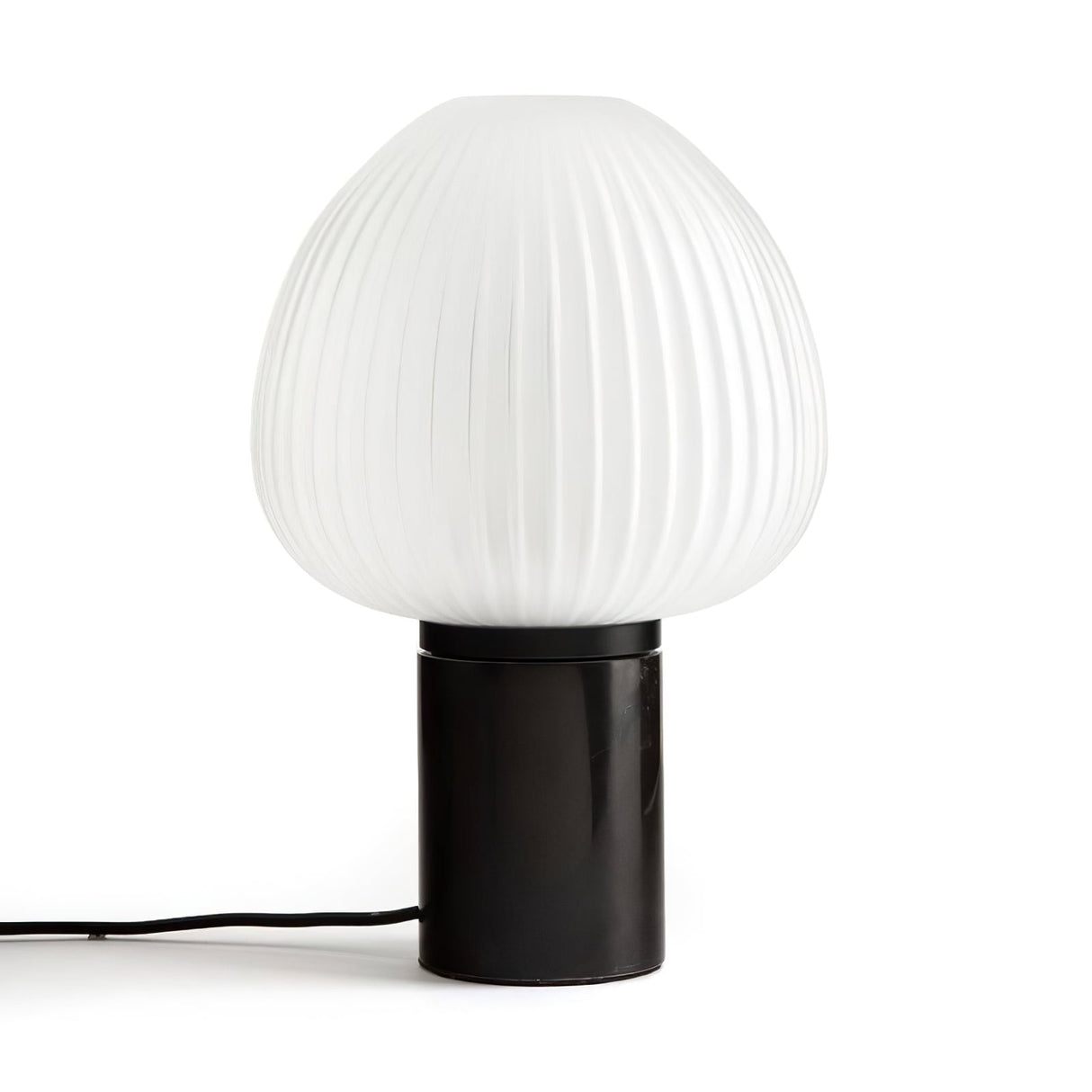 Modern Table Lamp Frosted Glass Dome With Marble Base - Product detail 8