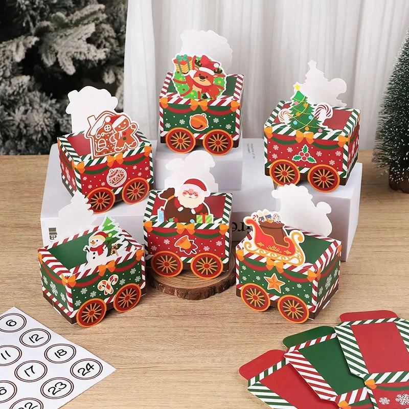 Christmas Train Advent Calendar 24 Festive Boxes with Holiday Characters - Product detail 4