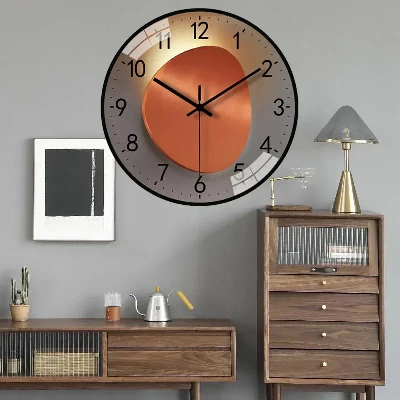 Modern Wall Clock Silent Quartz Movement Minimalist Design - Product detail 5