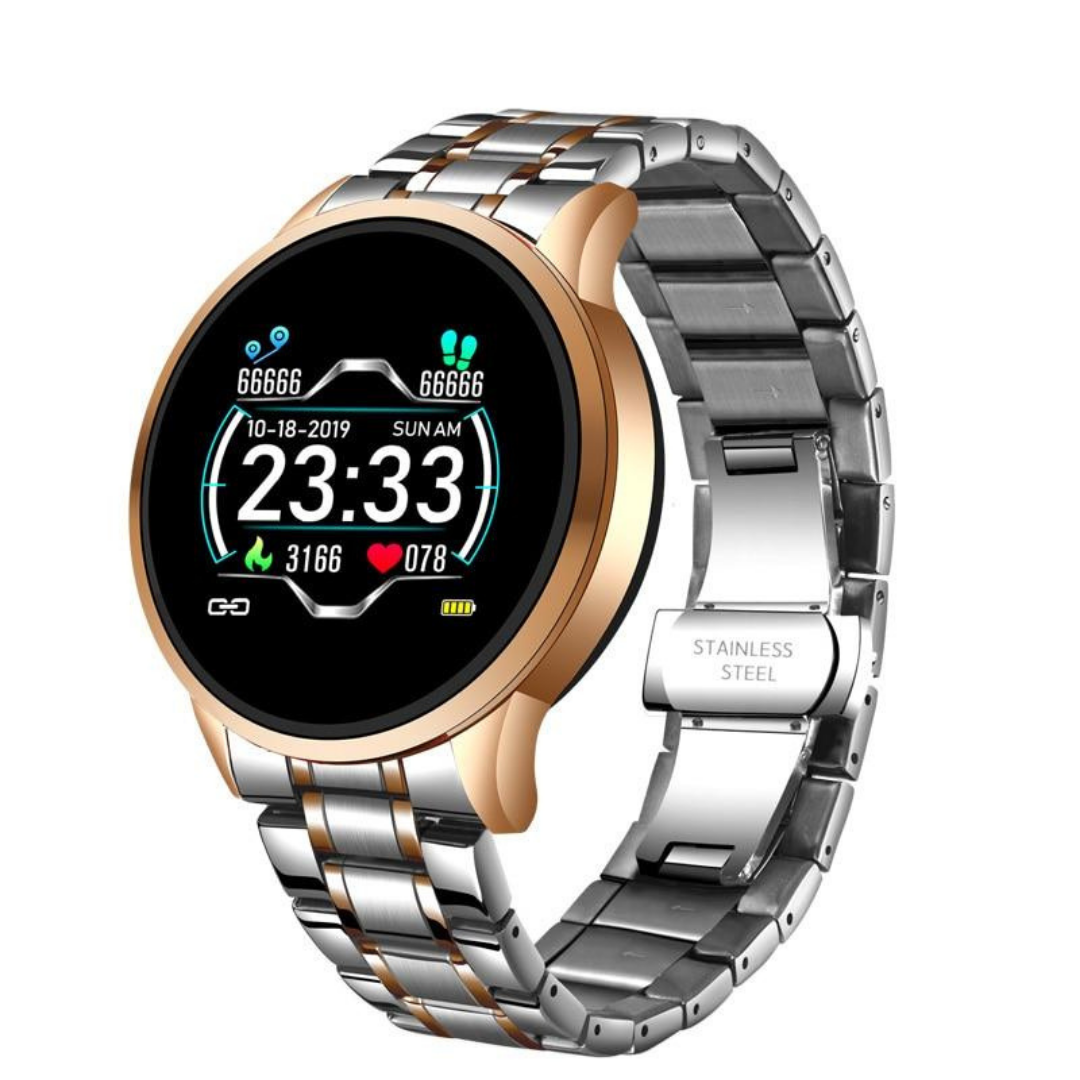 Smart Health Watch  Premium Stainless Steel Band - Detailed view