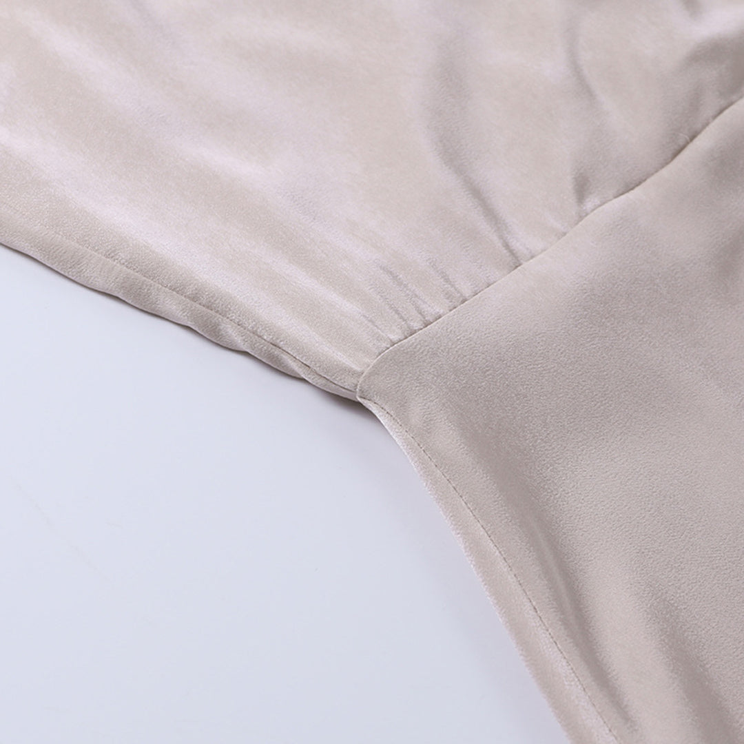 Elegant Evening Dress Sage Green Fitted Gown With Side Slit - Product detail 5