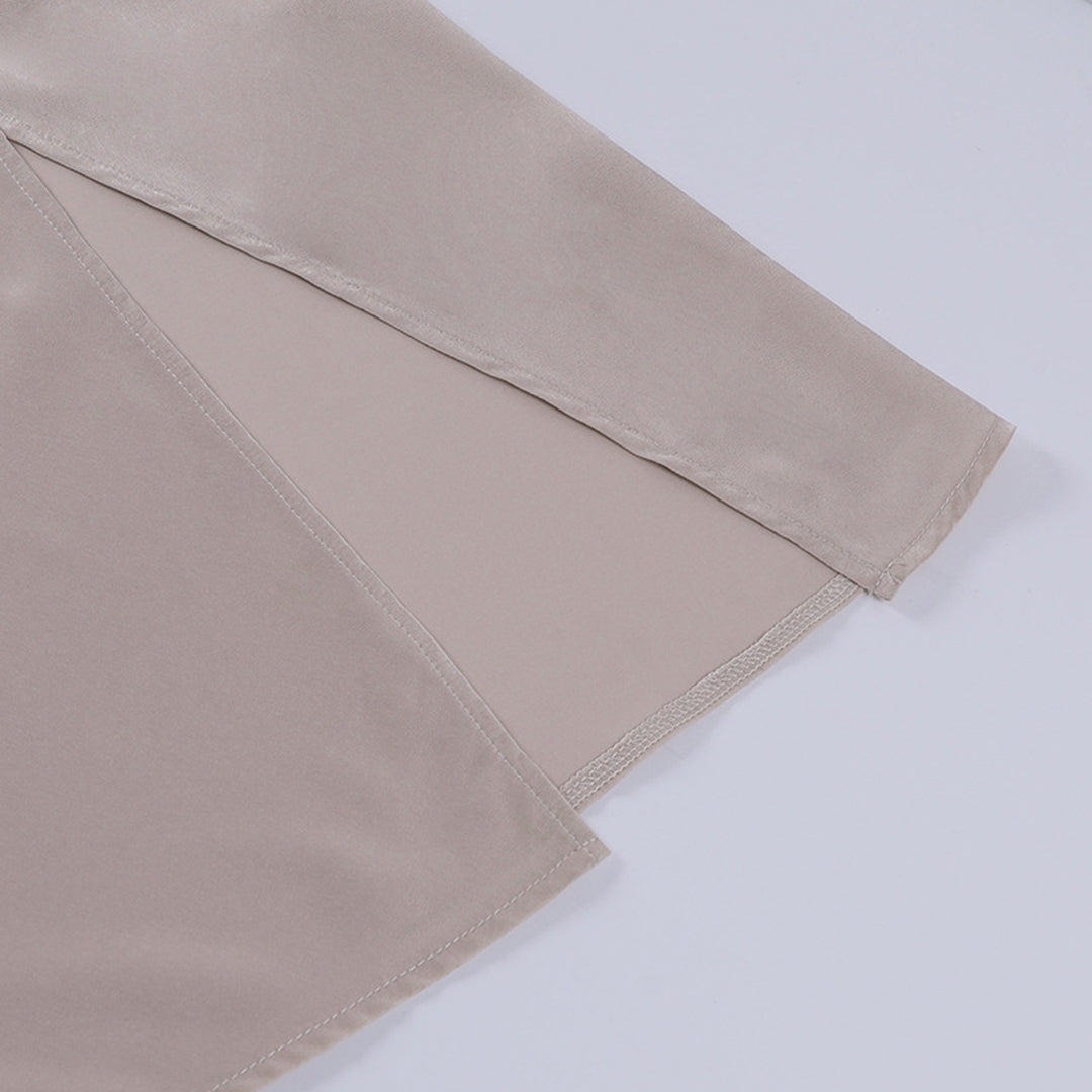 Elegant Evening Dress Sage Green Fitted Gown With Side Slit - Product detail 9