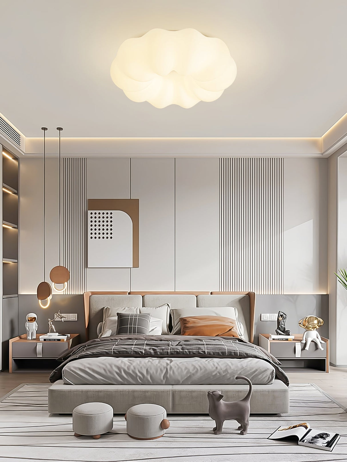 Modern Cloud Ceiling Lamp Japanese Inspired Design - Product detail 11