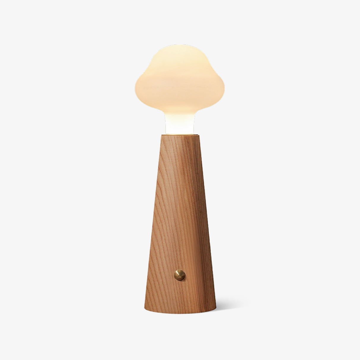 Cloud Table Lamp  Natural Wood Base with LED Light - Product detail 15