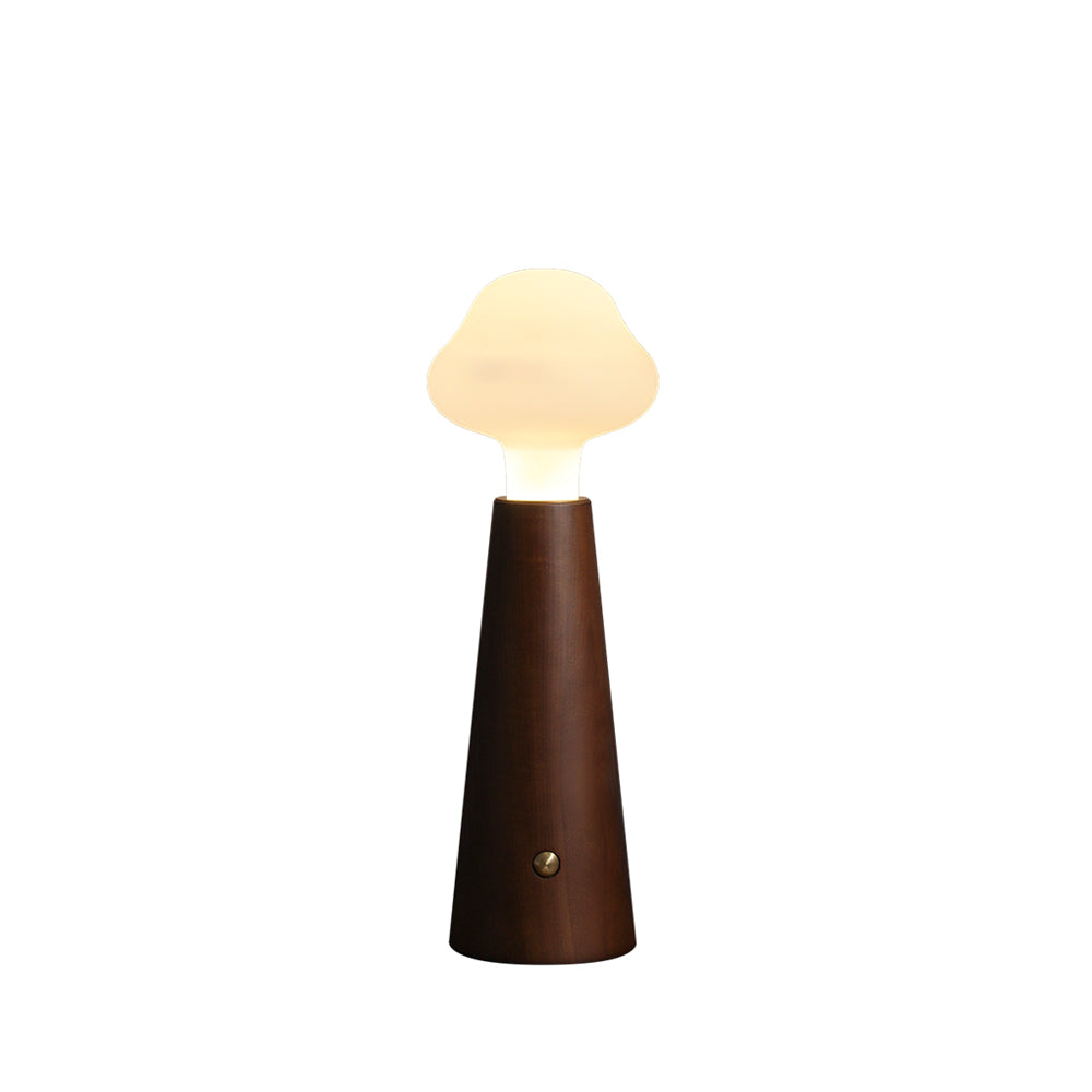 Cloud Table Lamp  Natural Wood Base with LED Light - Product detail 23
