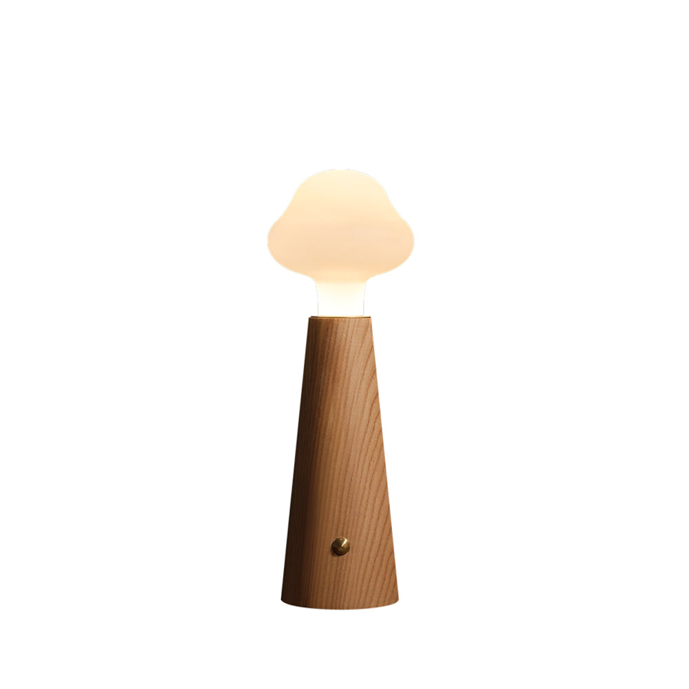 Cloud Table Lamp  Natural Wood Base with LED Light - Product detail 24