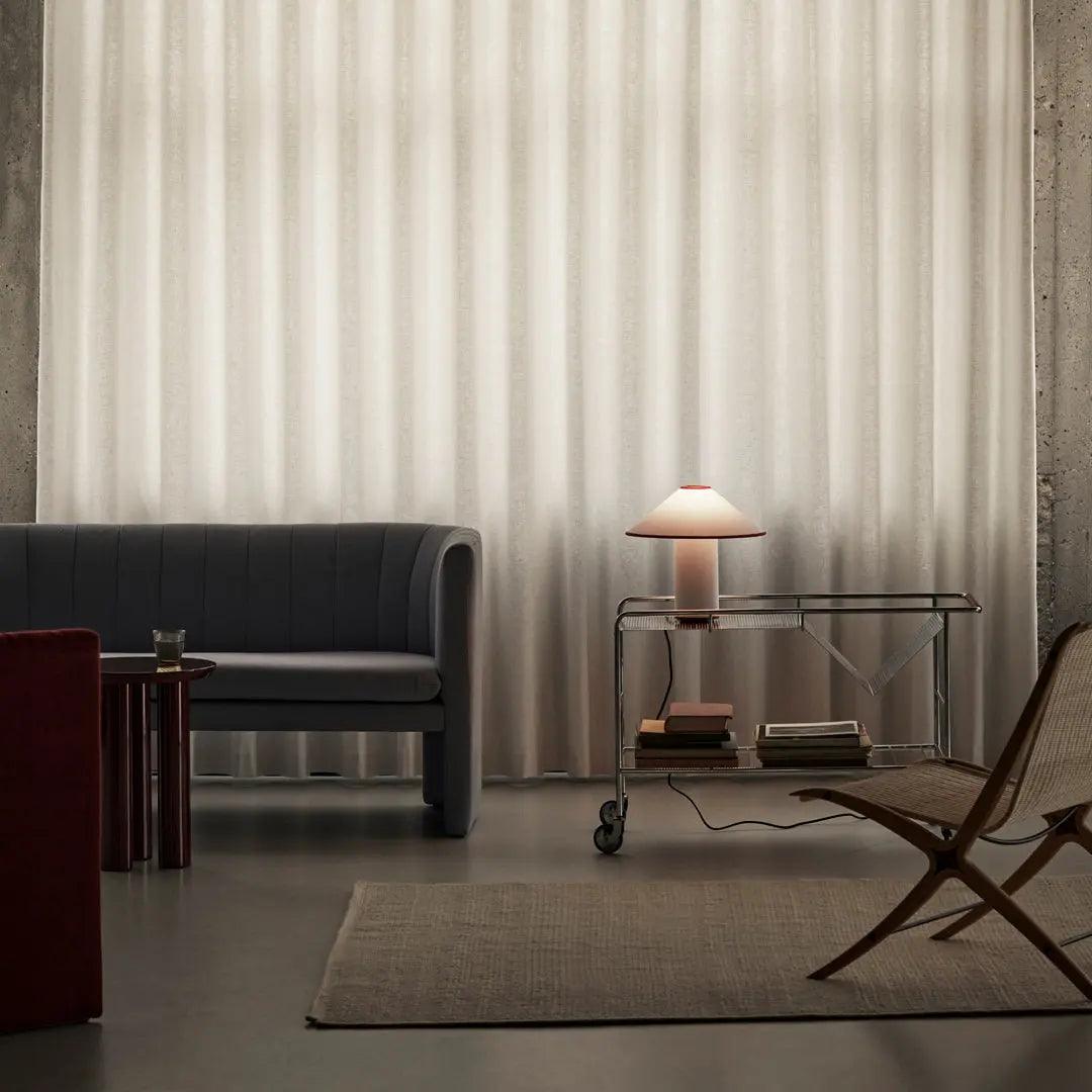 Modern Table Lamp White Metal With Red Trim - Product detail 34