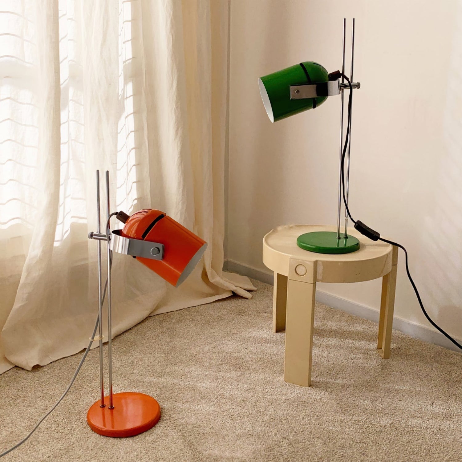 Modern Task Table Lamp  Adjustable Green Metal Design - Product detail 4