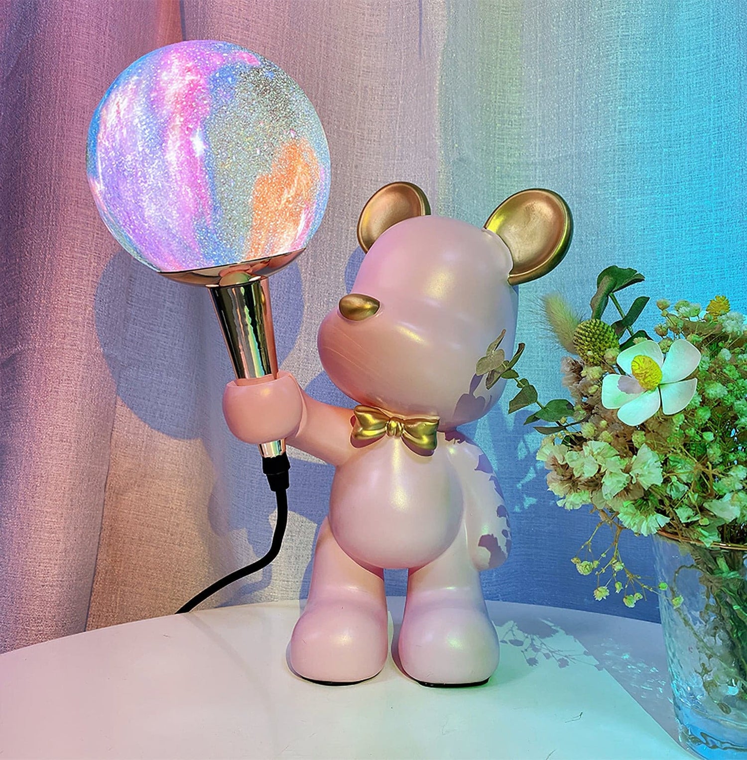 Kids Night Light  Bear Design Star Projector Lamp - Detailed view