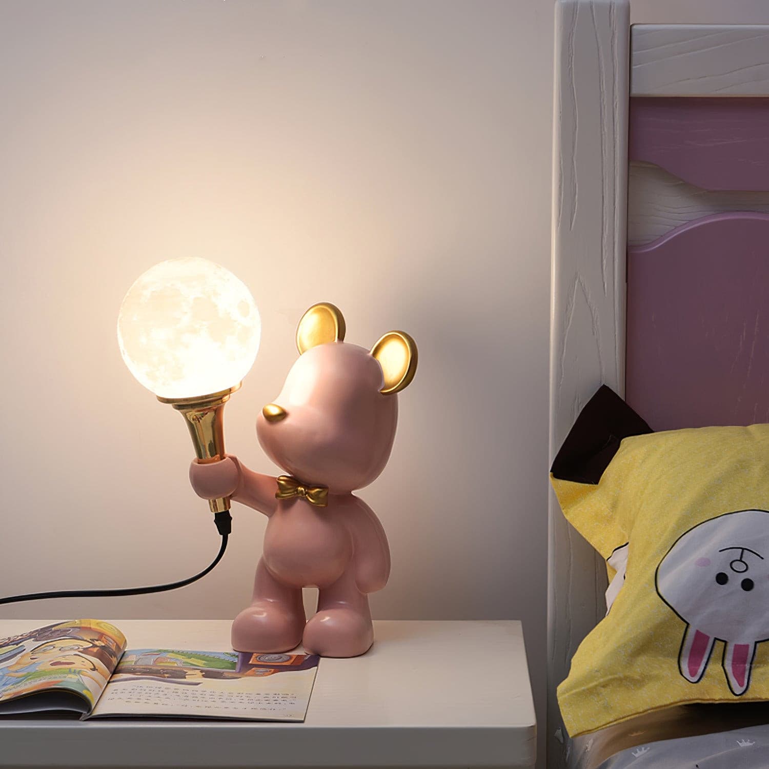 Kids Night Light  Bear Design Star Projector Lamp - Product detail 5