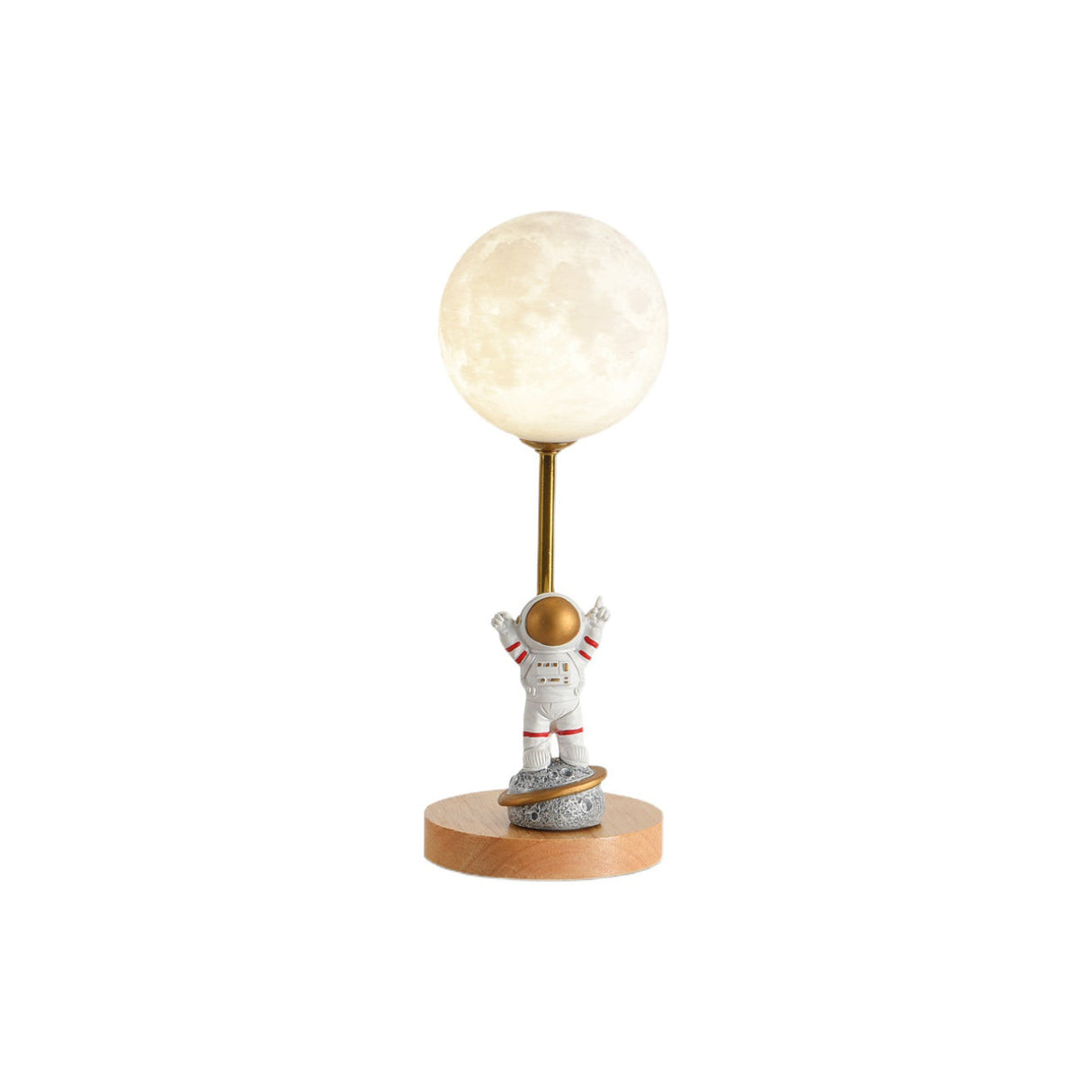 Moon Shape Table Lamp LED Astronaut Design - Product detail 33