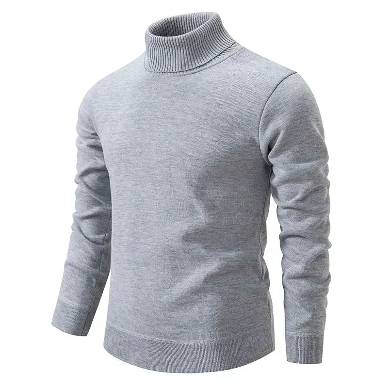 Essential Turtleneck Sweater  Premium Knit Slim Fit Design - Product detail 5
