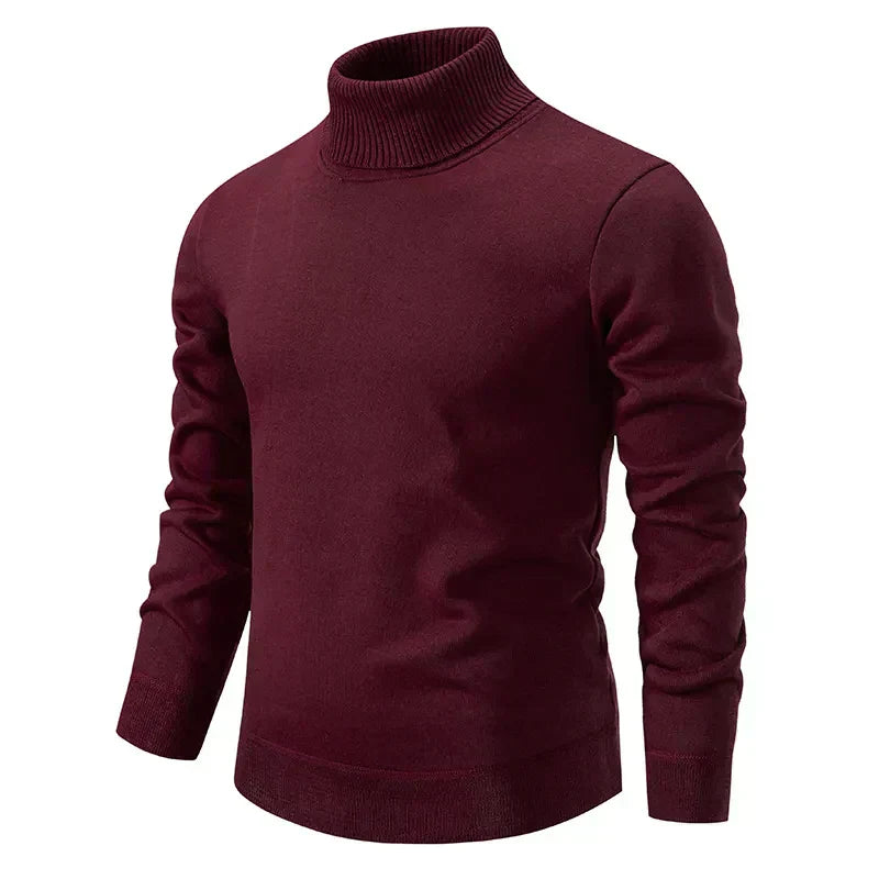 Essential Turtleneck Sweater  Premium Knit Slim Fit Design - Product detail 6