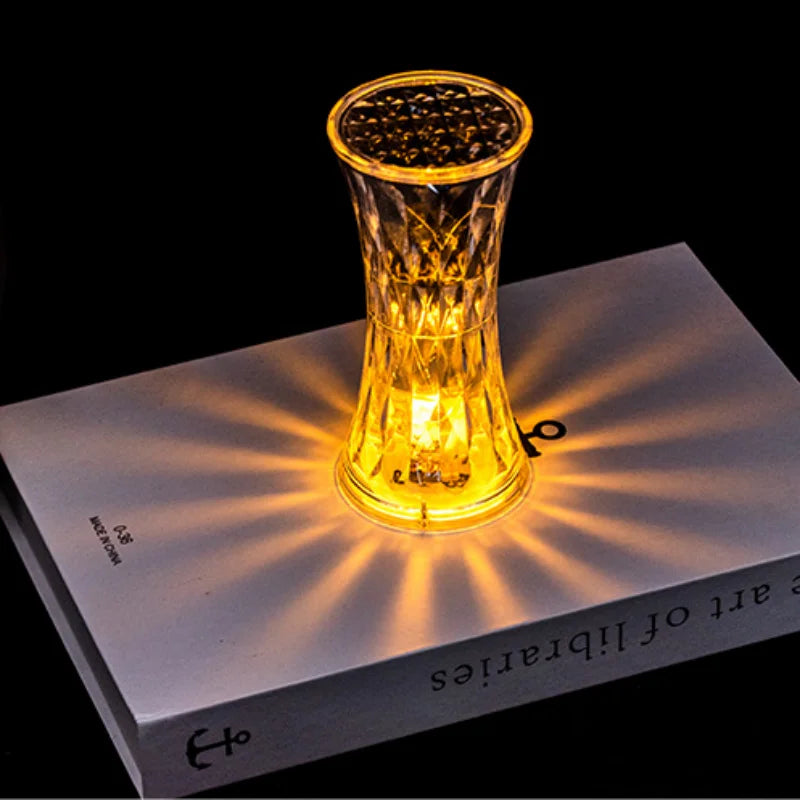 Crystal LED Reading Lamp  Diamond-Cut Clear Design - Product example