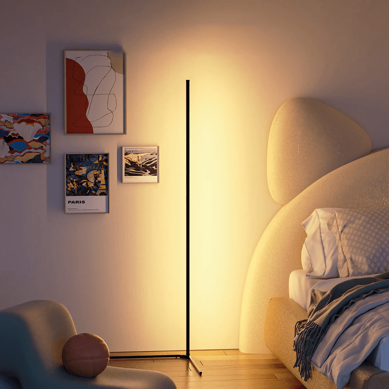 Smart LED Floor Lamp  Minimalist Aluminum Design - Product example