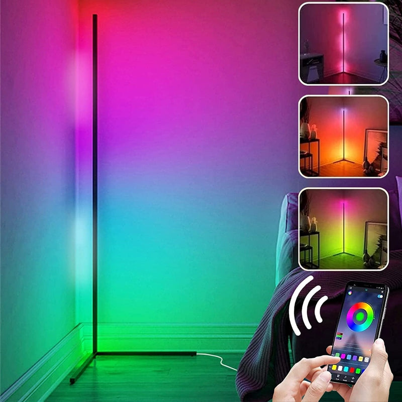 Smart LED Floor Lamp  Minimalist Aluminum Design - Product detail 5