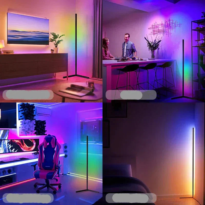 Smart LED Floor Lamp  Minimalist Aluminum Design - Product detail 6
