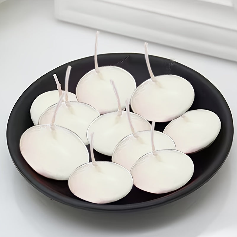 Floating Candles Set  Smokeless Paraffin Wax Design - Product detail 5