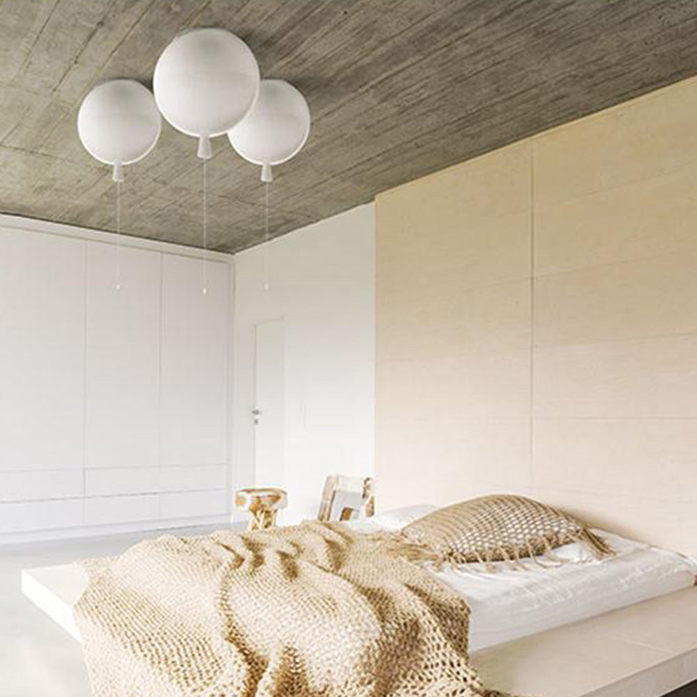 Balloon Ceiling Light Pink LED Chandelier - Product example