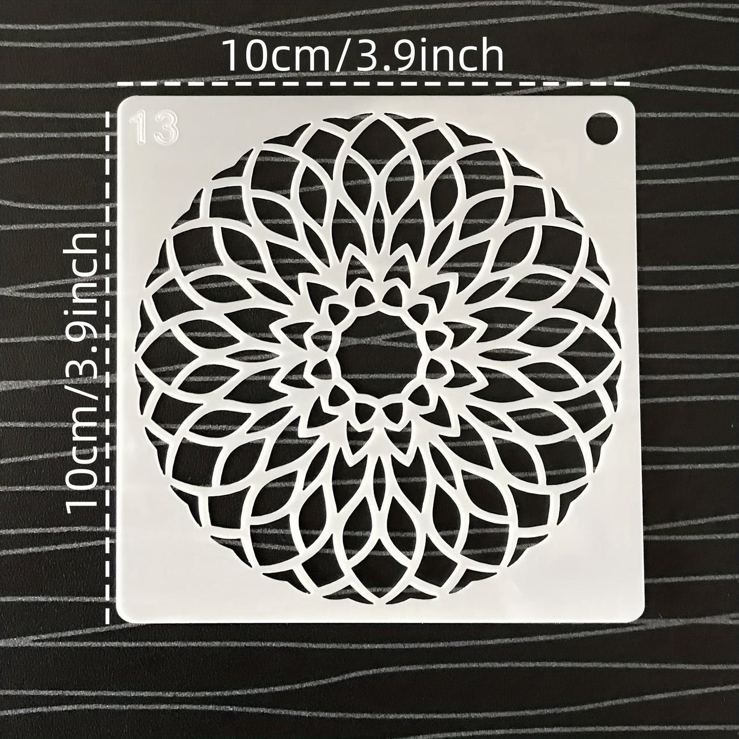 Mandala Art Stencils  48 Symmetrical Templates For DIY Crafts - Product detail 5