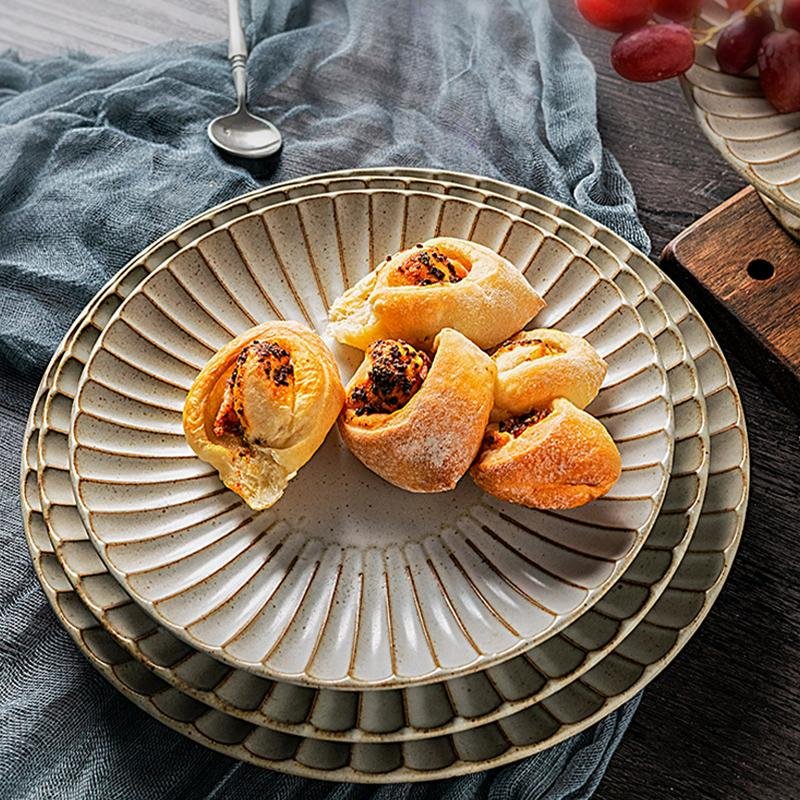 Stoneware Dinner Set  Fluted Design with Complete Place Settings - Product detail 4