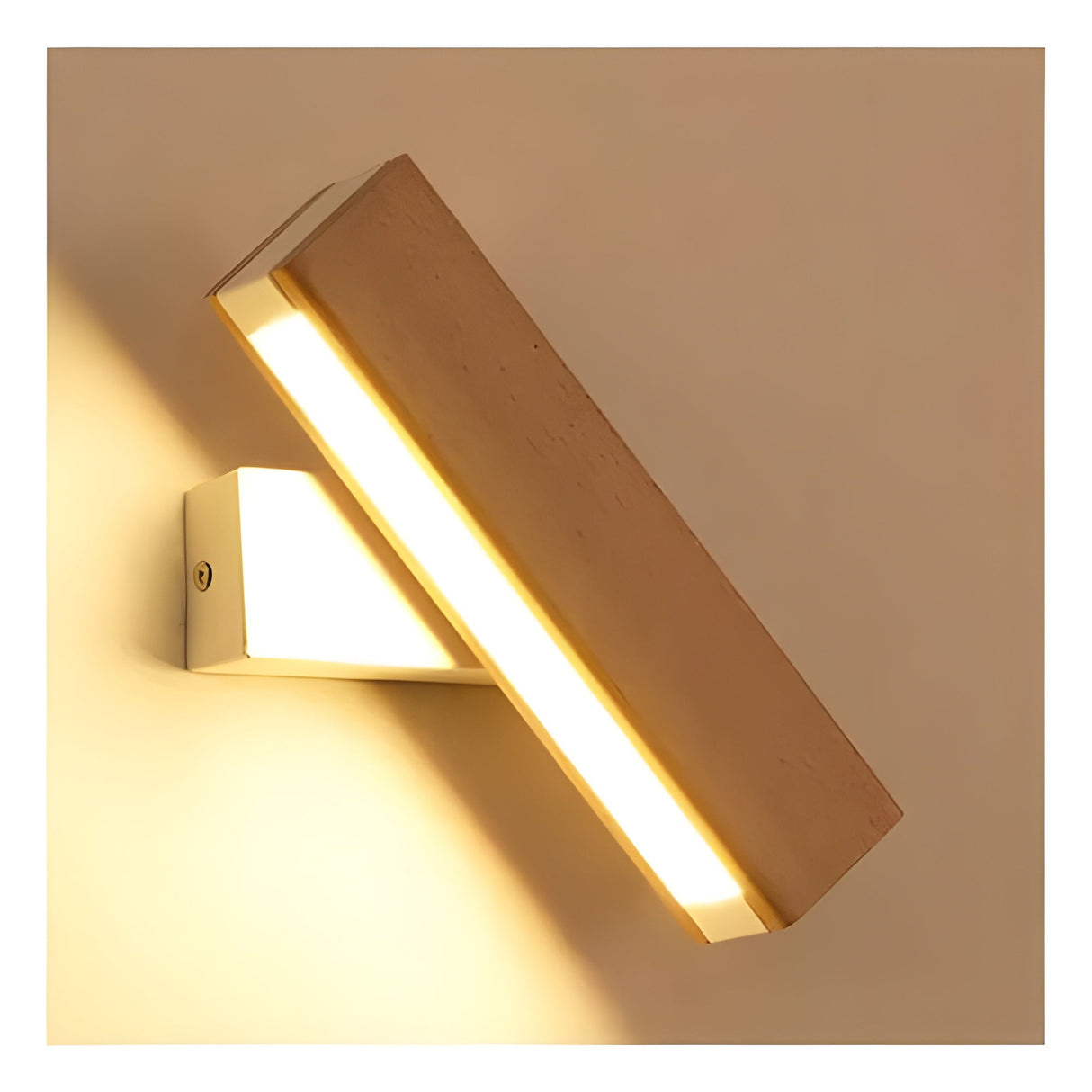 Modern LED Wall Light Adjustable Wooden Beam Design - Product detail 10