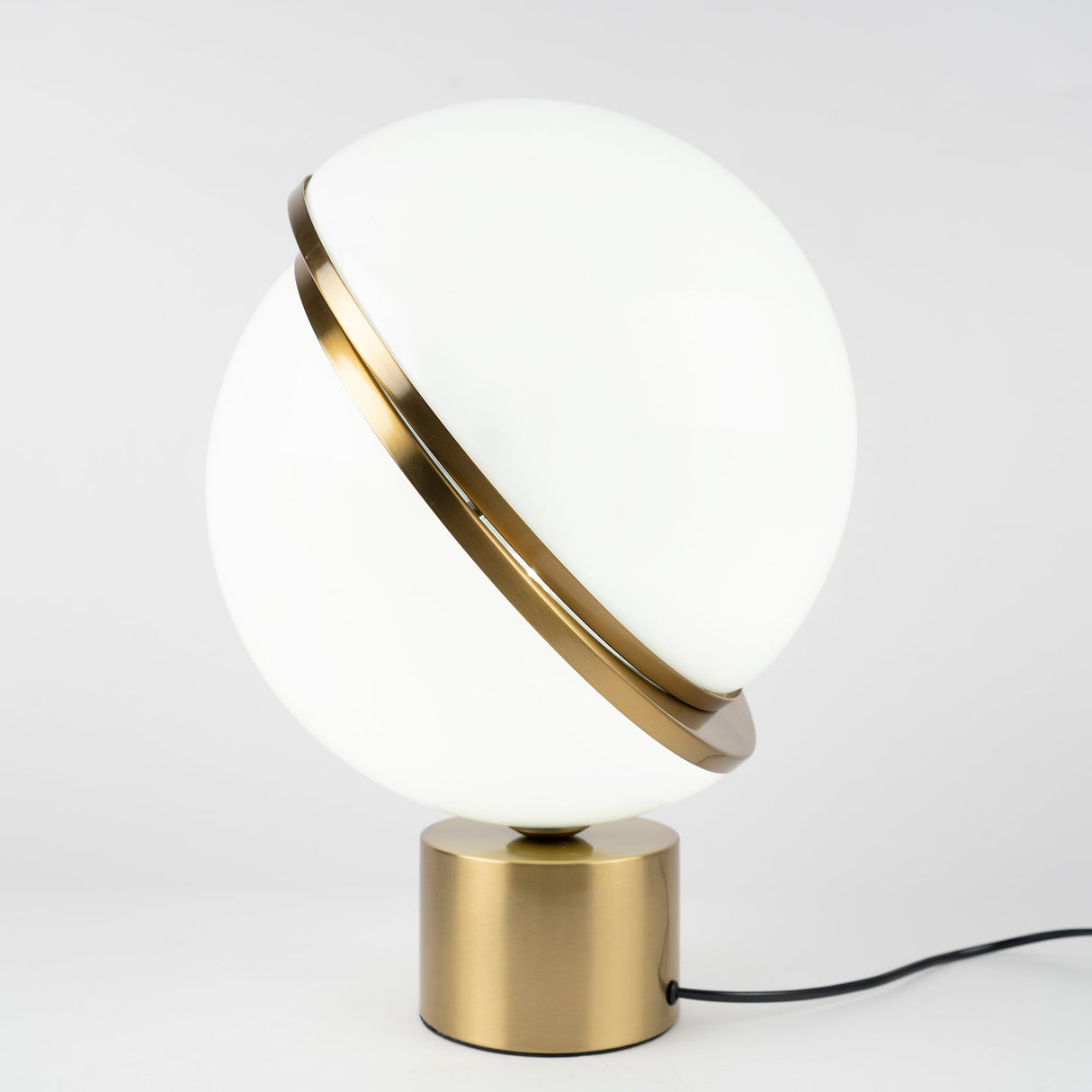 Modern Globe Table Lamp Brass Crescent Design - Product detail 13