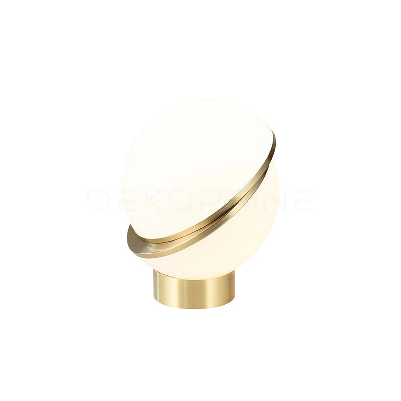 Modern Globe Table Lamp Brass Crescent Design - Product detail 24