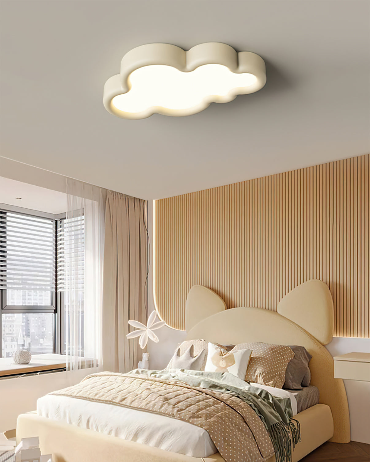 Cloud Ceiling Light Modern Kids Room Design - Detailed view