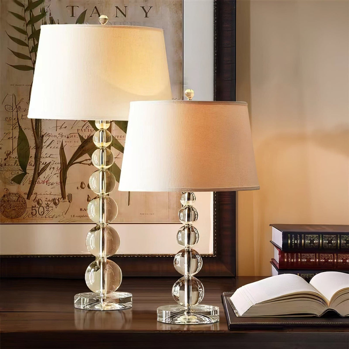 Crystal Table Lamp Stacked Globe Base Design - Product detail 15