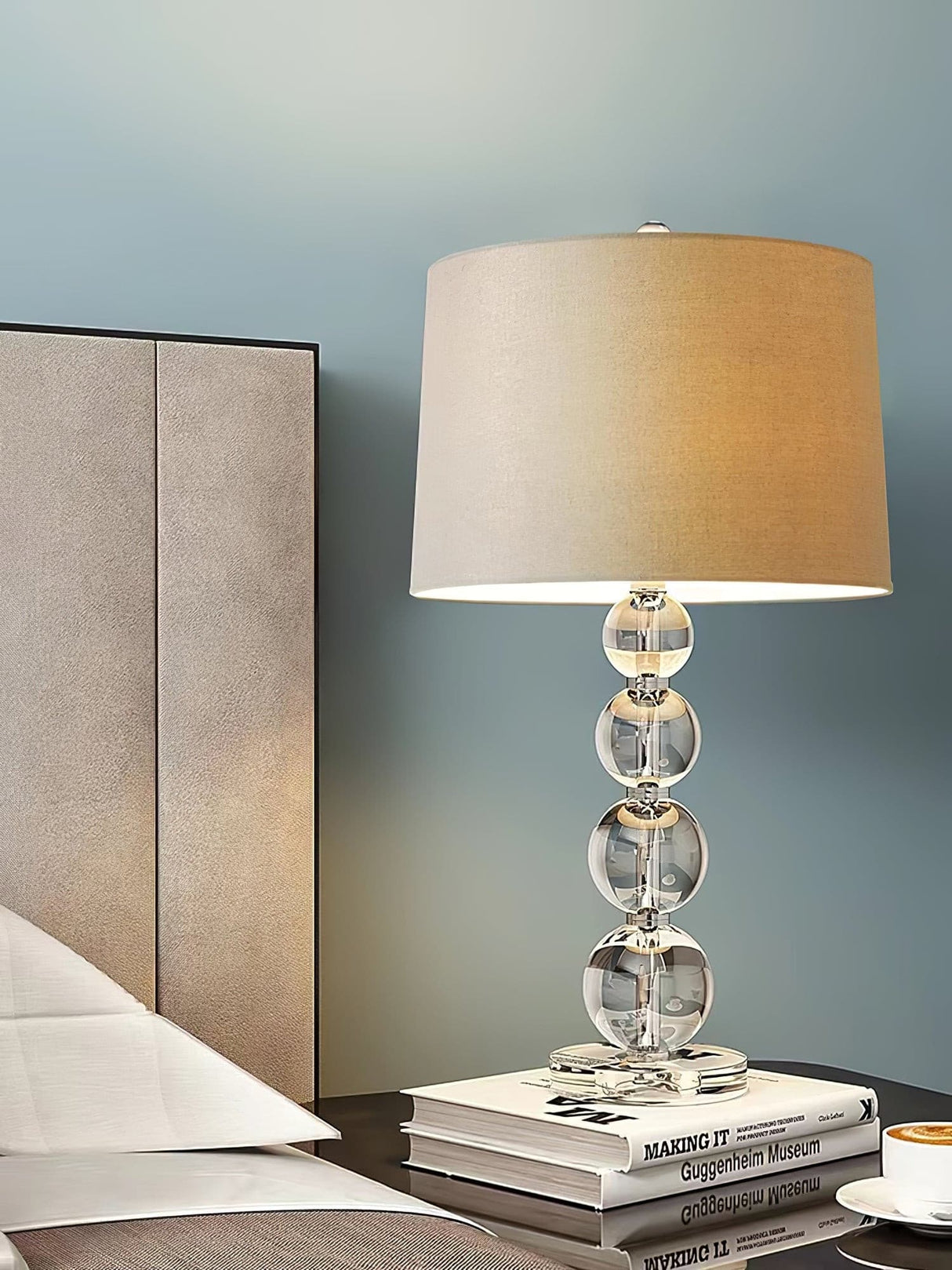 Crystal Table Lamp Stacked Globe Base Design - Product detail 8