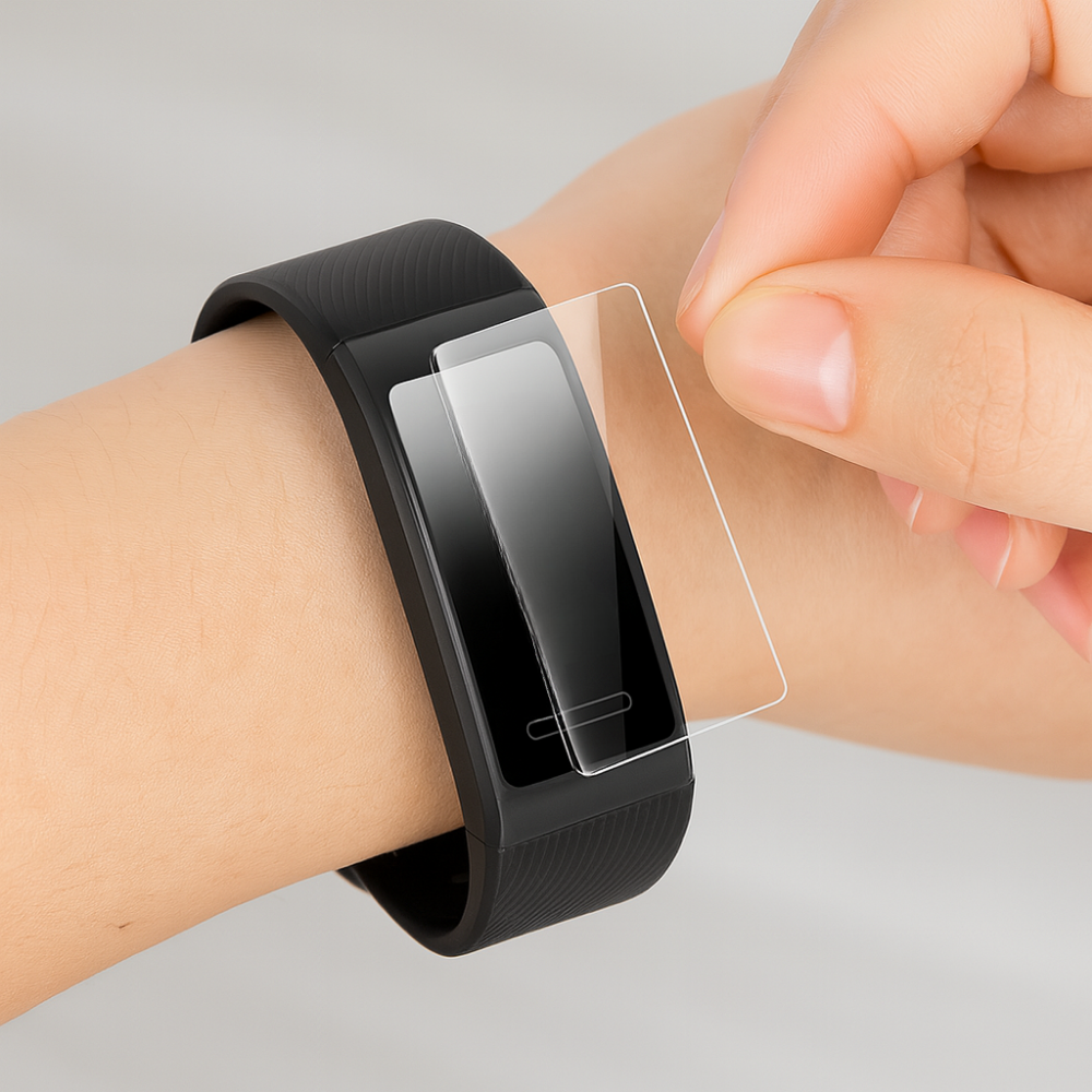 Smartwatch Screen Protector Clear TPU Film for Fitness Trackers - Product showcase