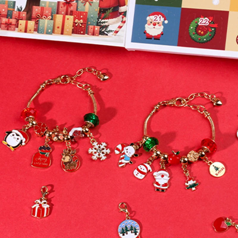 Christmas Countdown Bracelet 24-Day Advent Calendar Charms - Product detail 5