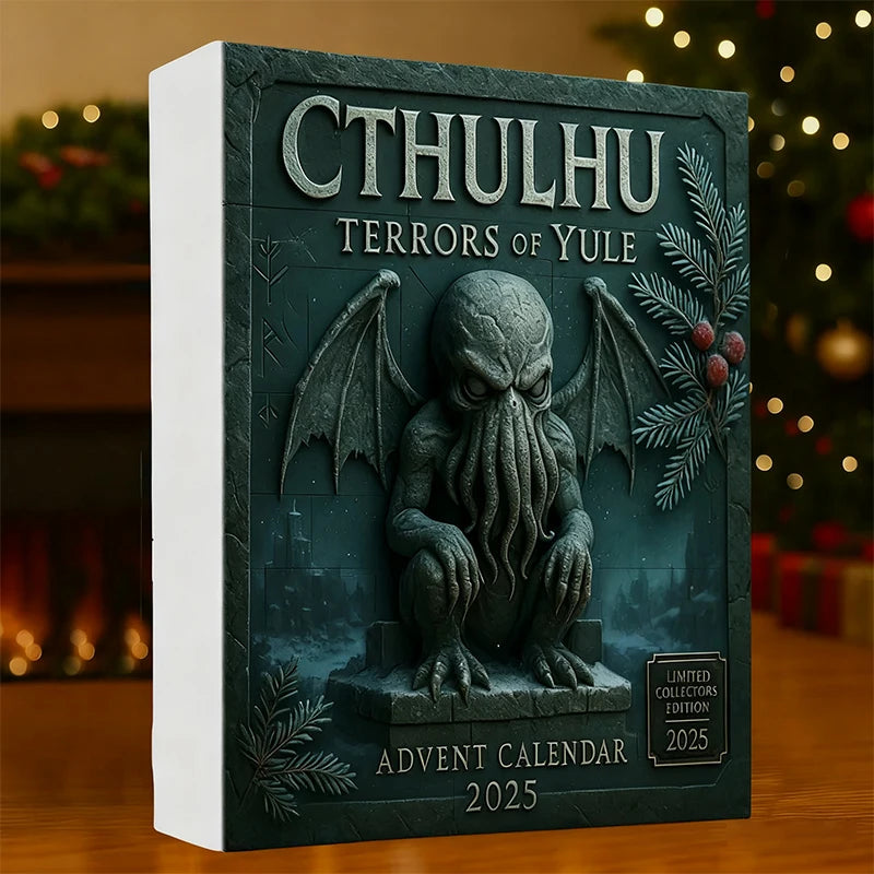 Cthulhu Horror Advent Calendar 24 Acrylic Christmas Ornaments - Product example