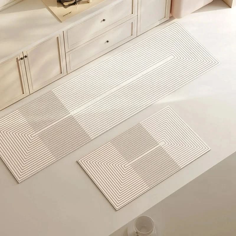 Striped Kitchen Mat Anti-Fatigue Ergonomic Design - Product example