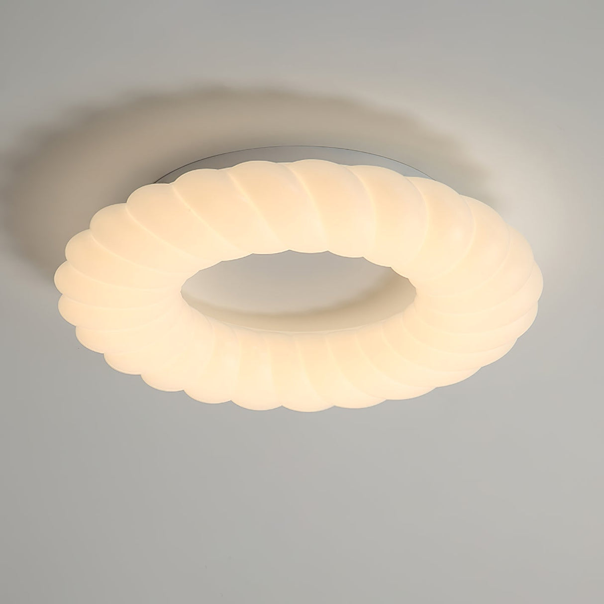 Modern Ceiling Light White Sculptural Donut Design - Product detail 24