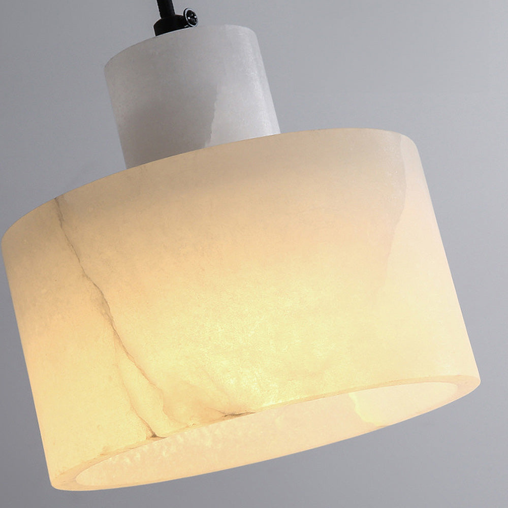 Modern Pendant Light White Marble Shade Design - Product detail 6
