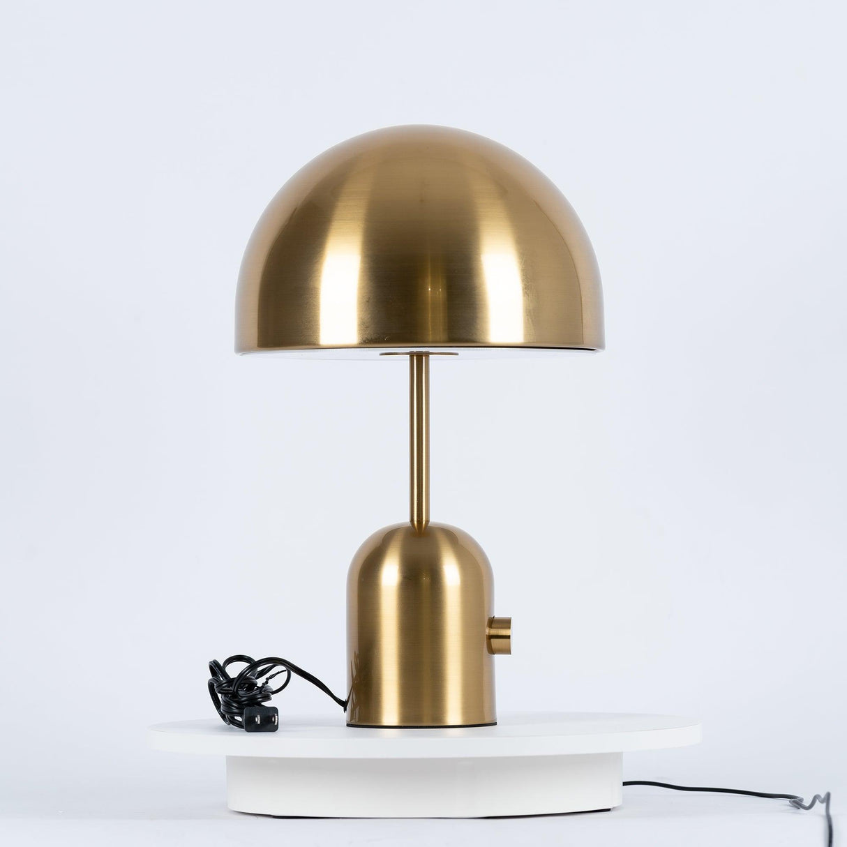 Modern Table Lamp Chrome Bell Glass Design - Product detail 30