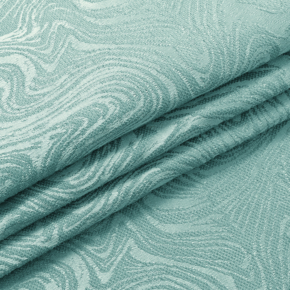 Textured Blackout Curtains  Embossed Swirl Pattern Grey - Product detail 11