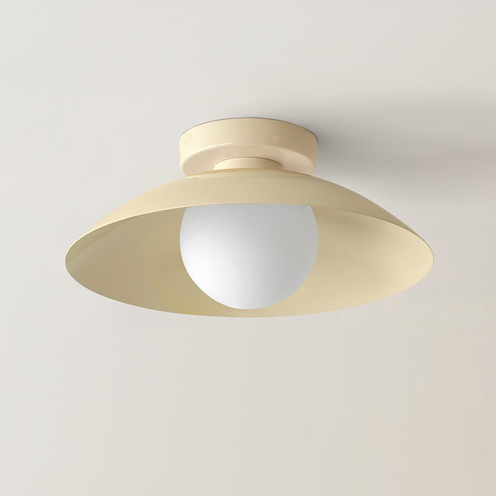 Modern Ceiling Light Cream Glass Shade Design - Product detail 10